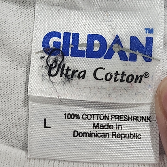 White Graphic Grilled Cheese T-Shirt size Large 100% cotton - Picture 4 of 6